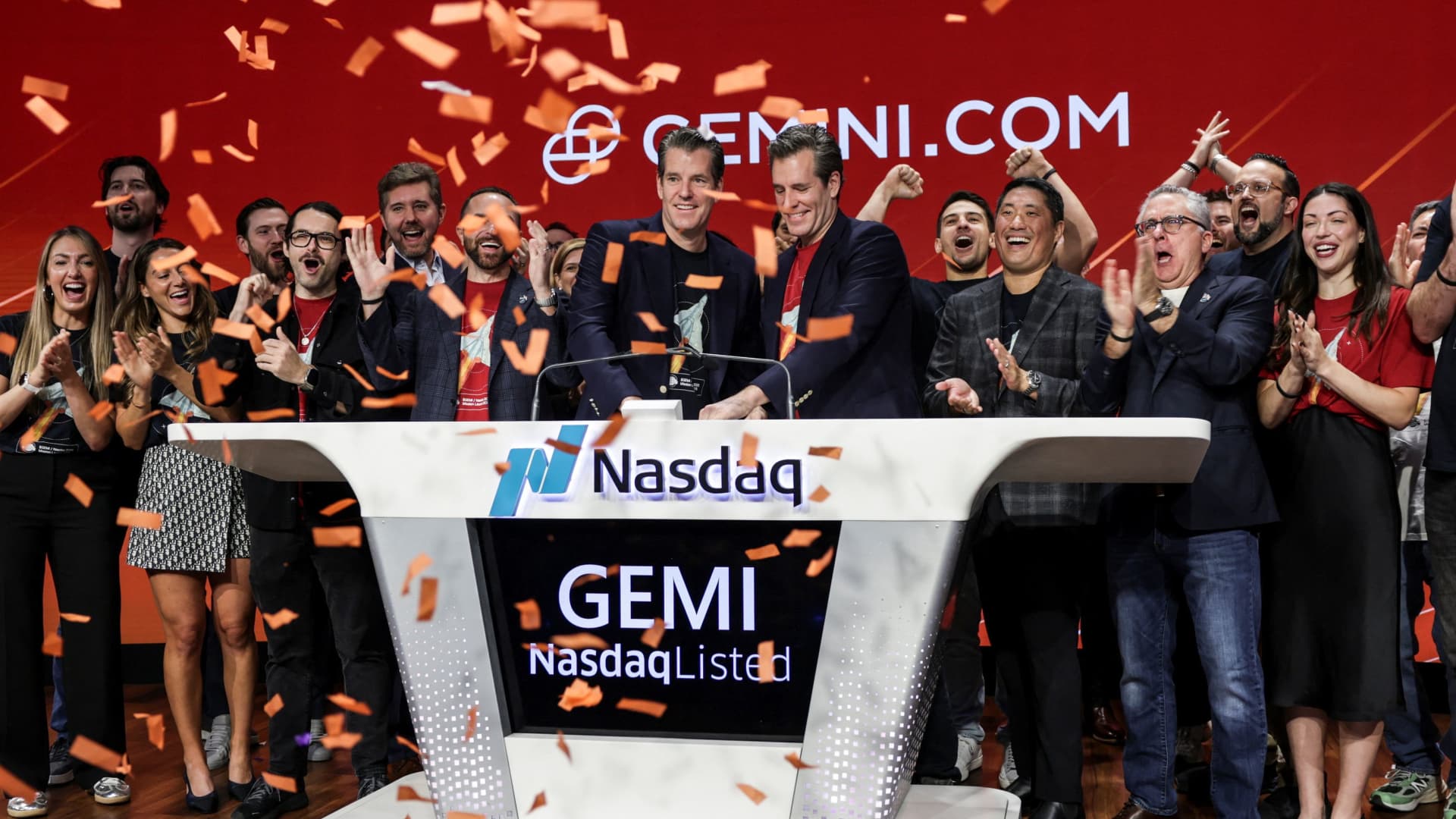 Gemini, the Winklevoss’ crypto change, pops in Nasdaq debut